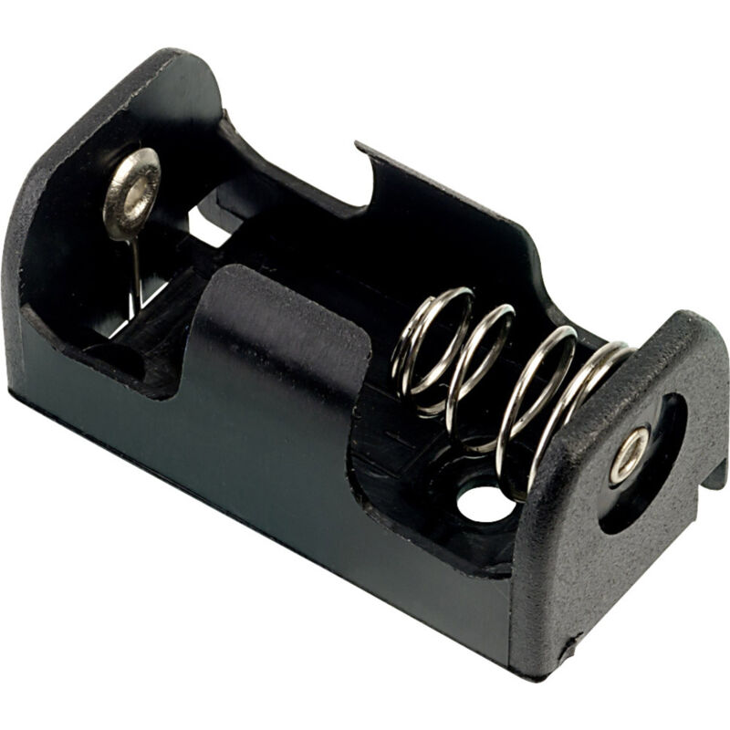 TRU COMPONENTS BH-1/2AA-2P Batteriehalter 1x 1/2AA Kontaktpole