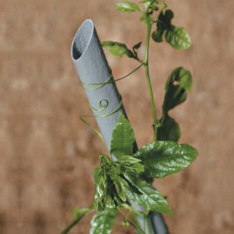 Support de piquets en PVC pour plantes et vignes 20 pcs piquets 23 mm h 150 cm