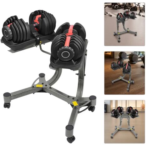 Marbo Sport Ensemble MH24 2.0 | banc de musculation réglable MH-L115 + support d'haltères MH-S204 - Sport