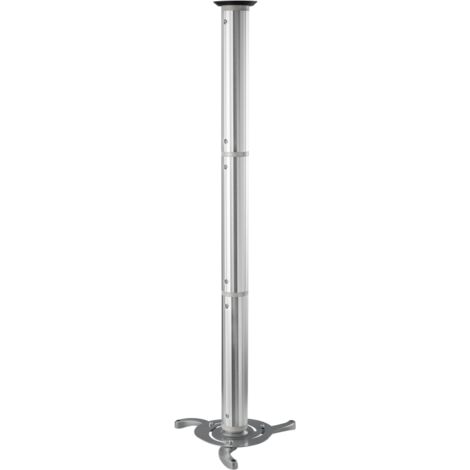 Support de plafond en aluminium pour projecteur, réglable à 360°, rangement pour câble