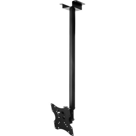 Support de plafond noir pour écran LCD 23" - 42" (50 kg max.) - Rotation à 360° - Cabletech