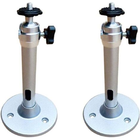 Support de Plafond Videoprojecteur, 2Pcs Projecteur Cintre Plafond Universel Bureau D'école Accessoires Mural Mini Durable Projecteur Mural au Plafond(Argent)