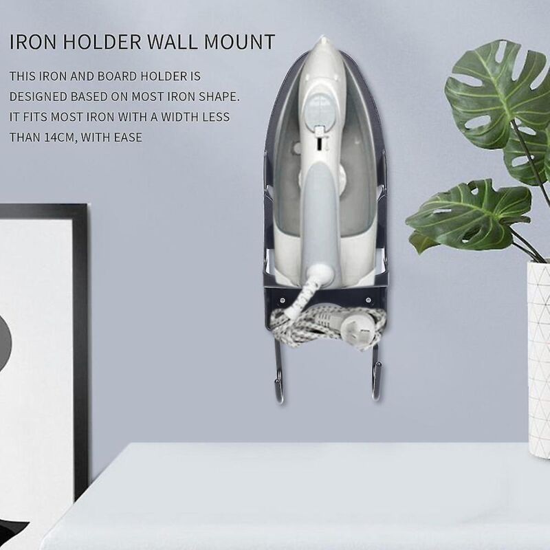 Support de planche à repasser mural pour fer à repasser électrique, support de planche à repasser, rangement de planche à repasser, organisateur