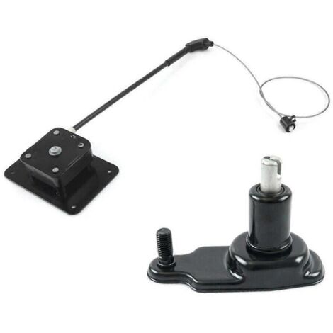 Support de plaque de fixation de roue de secours + treuil pour Transit MK8 2014 + Noir