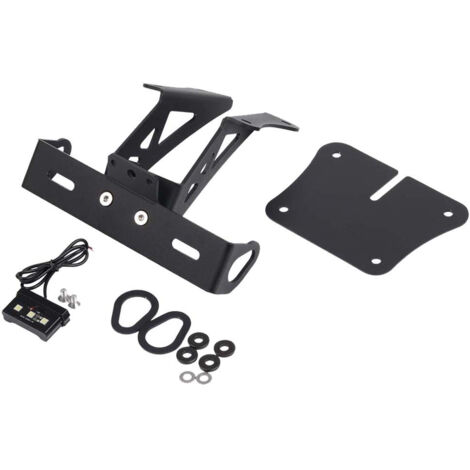 Support de plaque d'immatriculation arrière court avec feu pour motos YAMAHA R25 et R3.