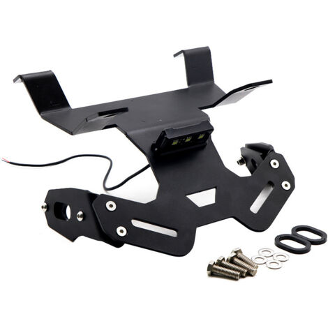 Support de plaque d'immatriculation arrière court avec feux, adapté aux modifications des motos HONDA CB125R et CB300R.
