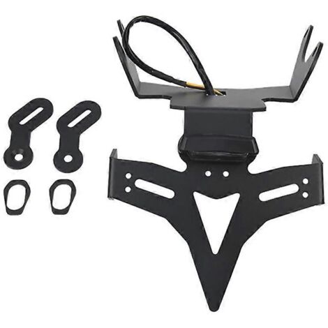 Support de plaque d'immatriculation arrière court pour moto