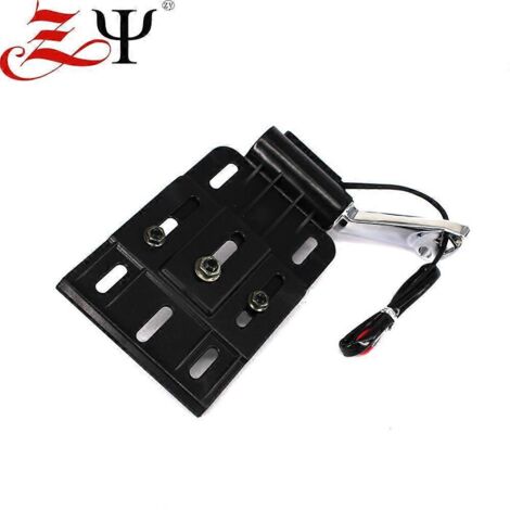 Support de plaque d'immatriculation arrière modifié pour Harley XL883 1200 48, avec feu latéral intégré et cadre de plaque d'immatriculation – Galvanoplastie