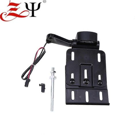 Support de plaque d'immatriculation arrière modifié pour Harley XL883 1200 48, avec feu latéral intégré – Noir