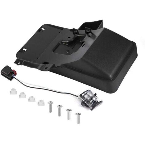 Support de plaque d'immatriculation arrière pour Jeep Wrangler JK (2007–2016) – pièce de rechange en acier galvanisé, référence 68064720AA