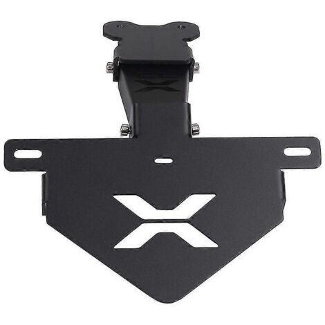 Support de plaque d'immatriculation arrière pour moto CLX 700 -X 700 CLX700 -X700 (noir)