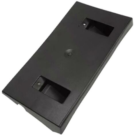 Support de plaque d'immatriculation avant noir pour pare-chocs 670015295