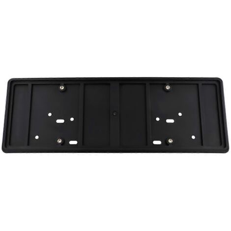 Support de plaque d'immatriculation avant pour pare-chocs 68213436AC Noir