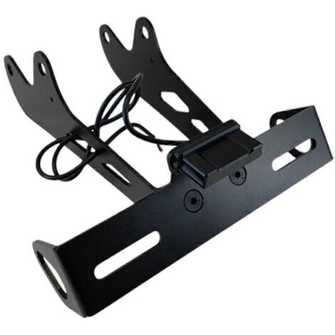 Support de plaque d'immatriculation avec éclairage pour moto YAMAHA