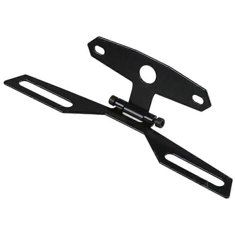 Support de plaque d'immatriculation de moto en acier au carbone