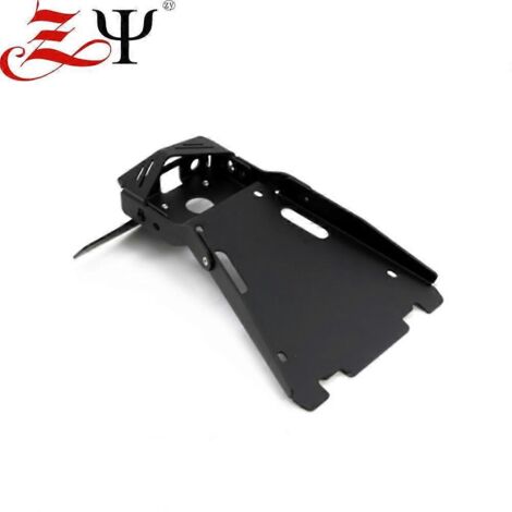 Support de plaque d'immatriculation et de feu arrière modifié pour moto BMW Latte R NineT/Climber - Noir