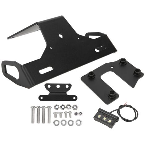 Support de plaque d'immatriculation moto avec éclairage LED pour Kawasaki Z900 2017‑2021