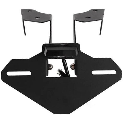 Support de plaque d'immatriculation moto supprimé--