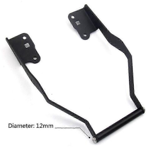 Support de plaque d'immatriculation pour BMW F850GS Adventure (F 850 GS Adventure) - Accessoires moto - Support de plaque d'immatriculation avec système de navigation GPS/intercom/navigation - Support