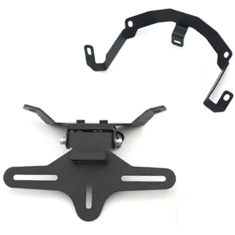 Support de plaque d'immatriculation pour moto, suppression de garde-boue, support de feu arrière -