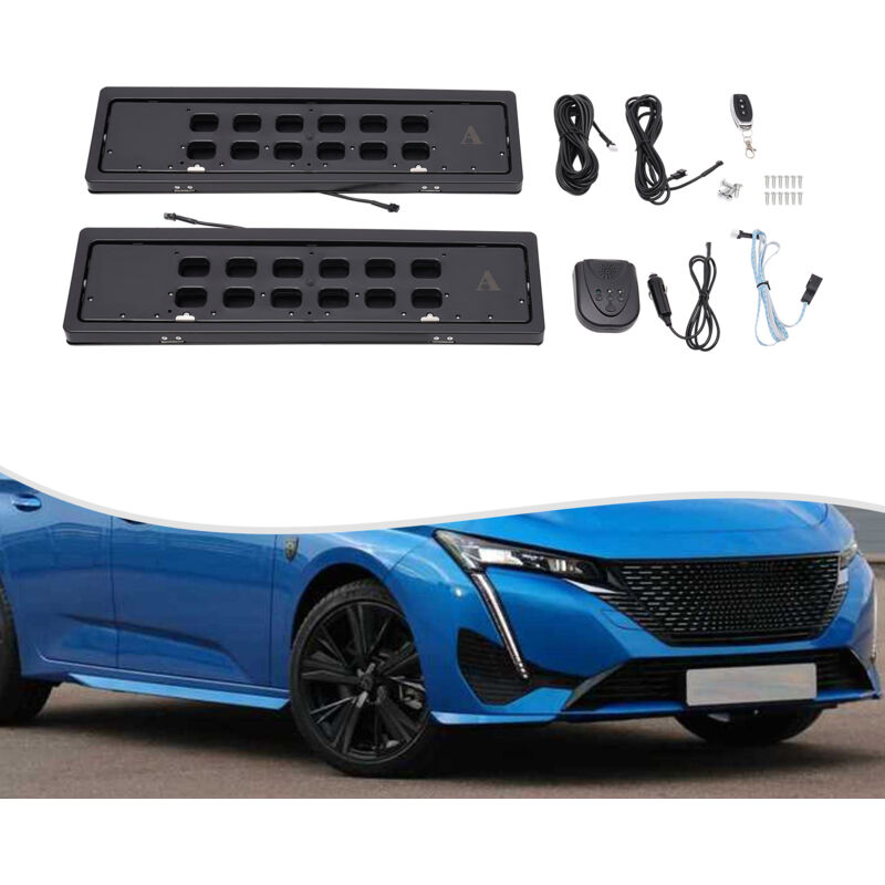 Support de plaque d'immatriculation ue support de plaque d'immatriculation rotatif électrique