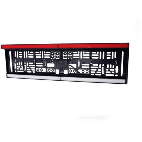 Support de plaque d'immatriculation WAS 2101 (l x H x P) 584 x 163 x 32 mm C580772