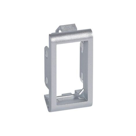 Support de plaque étroit pour paroi mince Batibox 1 module alu LEGRAND 080294