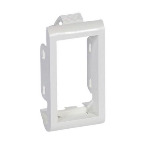 Support de plaque étroit pour paroi mince Batibox 1 module blanc LEGRAND 080290