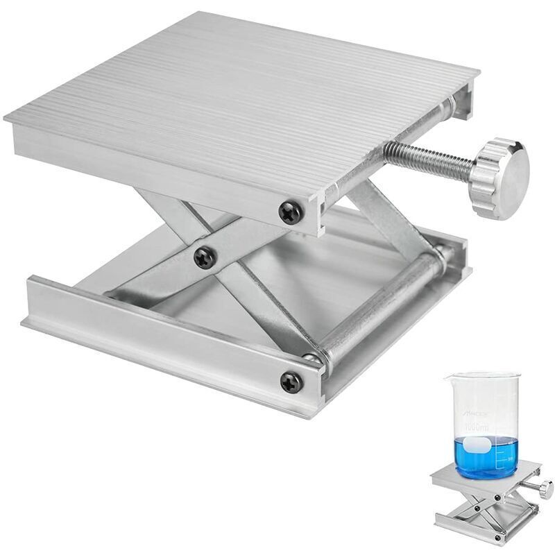 Support de Plate-forme de Levage en Alliage d'Aluminium Tables Élévatrices de Laboratoire 992.5cm Plate-forme de Levage de Laboratoire Ajustable pour