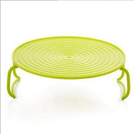 support De Plateau De Four  Micro-ondes Support De Plateau De Cuisson En Plastique Multifonctionnel Pour Accessoires De Micro-ondes Avec Poignes E