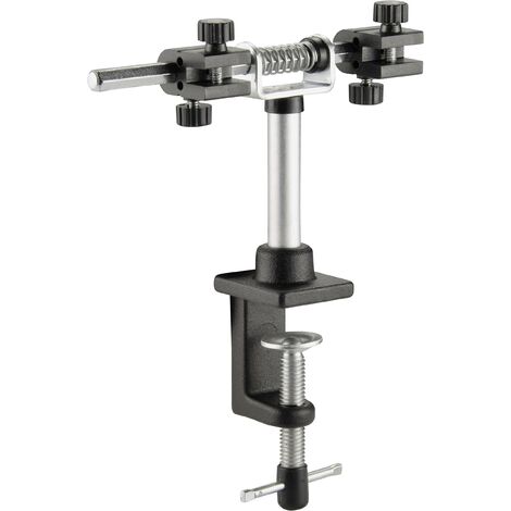 Support de platine avec pince de table, orientable à 360°, pivote à 270° Donau Elektronik 810592 1 pc(s) C97305