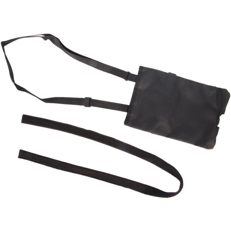 Support de Poche à Urine Portable avec Ceinture Ajustable pour Cathéter, Imperméable, Noir, Grande Capacité 2000ml