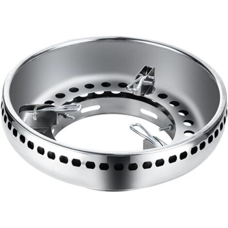 Support de Poêle en Acier Inoxydable Double Couche, Anneau de Cuisson pour Cuisinière à Gaz, Résistant la Corrosion, Économie de Gaz, Accessoire Cuisine Polyvalent pour Cuisson