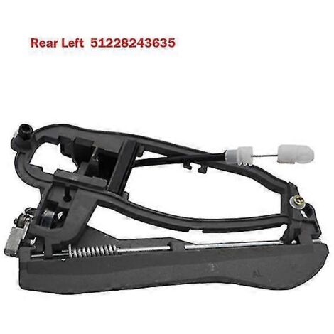 Support de poignée de porte avant gauche pour BMW X5 E53 (2000-2007), référence OEM 51218243615 - Poignées de porte intérieures arrière gauche