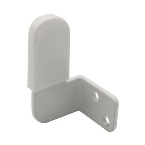 Support de Poignée d'Espagnolette, Aluminium, Blanc, 1 vantail, pour Volet Battant