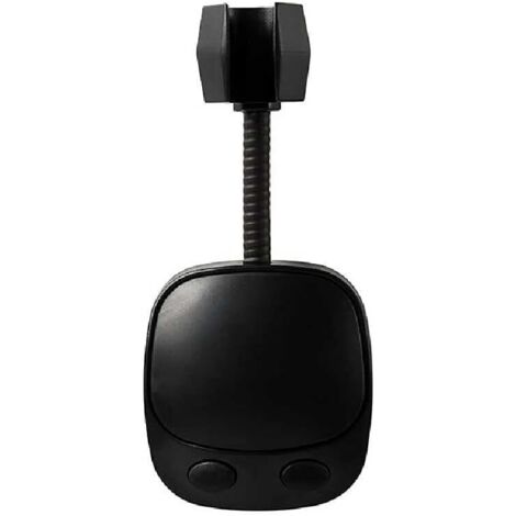 Support De Pomme De Douche Rotatif à 360 Degrés pour Salle De Bain sans poinçon Support De Montage à Ventouse Réglable Support De Douche Noir-Fei Yu