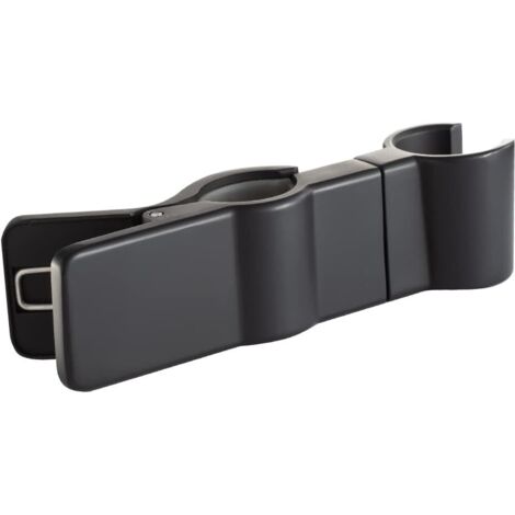 Support de pomme de douche universel, support de pomme de douche réglable en diamètre 20-25mm (noir)