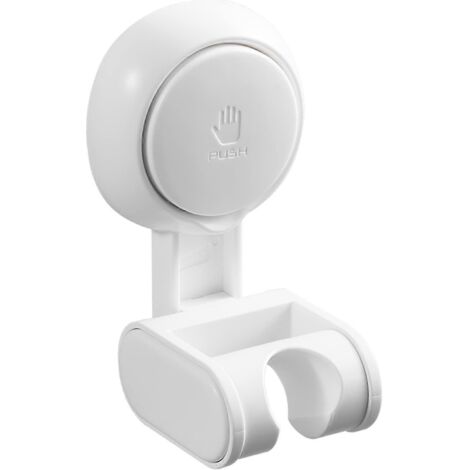 Support de pommeau de douche à ventouse, sans perçage, étanche et réglable en hauteur, pour salle de bain. Support mural pour pommeau de douche de salle de bain.
