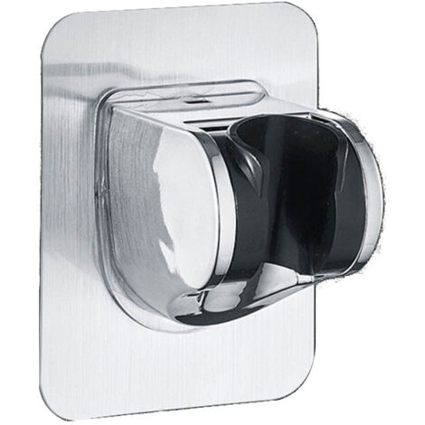 Support de pommeau de douche adhésif puissant, support de barre de douche réglable, fixation murale pour douchette à main, sans perçage