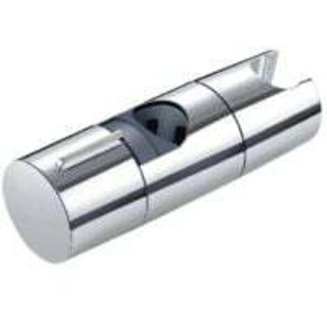 Support de pommeau de douche, réglable, 18-25 mm, universel, adapté aux barres de douche, aucun perçage requis, pivotant, adapté au remplacement de la salle de bain, argent