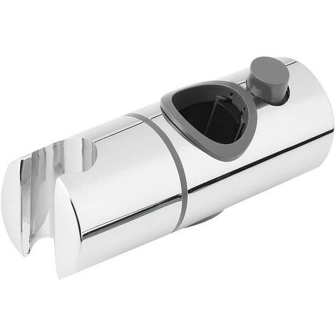 Support de pommeau de douche réglable de 25 mm pour barre coulissante, pince de rechange pour salle de bain, support de pulvérisateur rotatif à 360 degrés, douille de siège à bouton