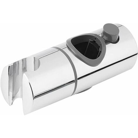 Support de pommeau de douche réglable de 25 mm pour barre coulissante, pince de rechange pour salle de bain, support de pulvérisateur rotatif à 360 degrés, douille de siège à bouton.Gu.B/bon