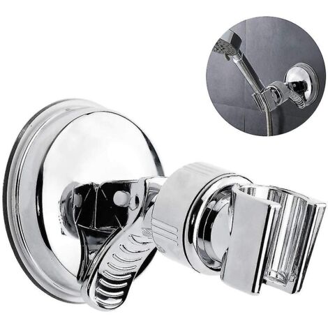 Support de pommeau de douche réglable, fixation par ventouse pour salle de bain