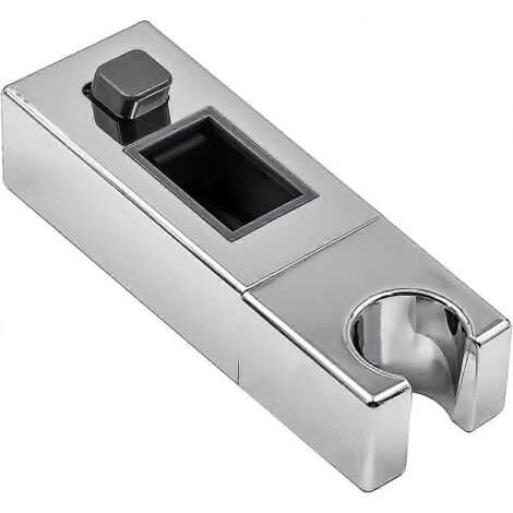 Support de pommeau de douche réglable pour barre coulissante carrée, fixation murale, pince coulissante de rechange pour barre coulissante carrée