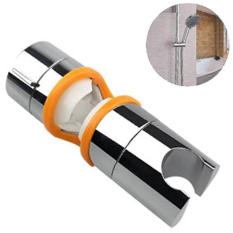 Support de pommeau de douche réglable pour barre de douche coulissante, support universel pour barre de douche coulissante de 18 à 25 mm de diamètre extérieur, fixation par levier, remplacement pour s
