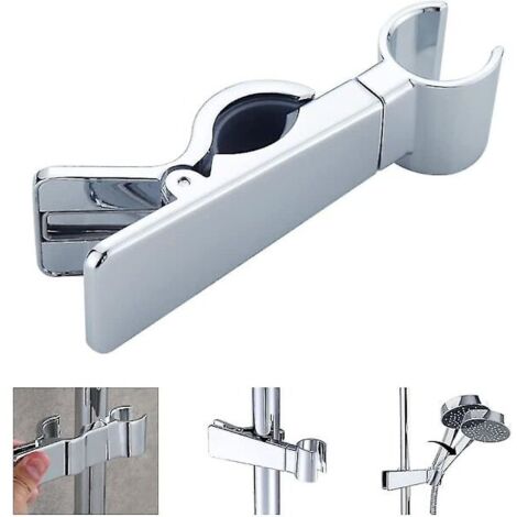 Support de pommeau de douche réglable universel pour tige de poussée de 18 à 25 mm, rotation à 45°