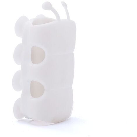 Support de pommeau de douche réutilisable, ventouse amovible en forme de chenille