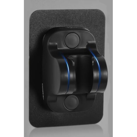 Support de Pommeau de Douche sans Perçage  Support Murale Réglable  Ventouse Forte  Angle Modulable  Compatible avec Standard Pommeaux