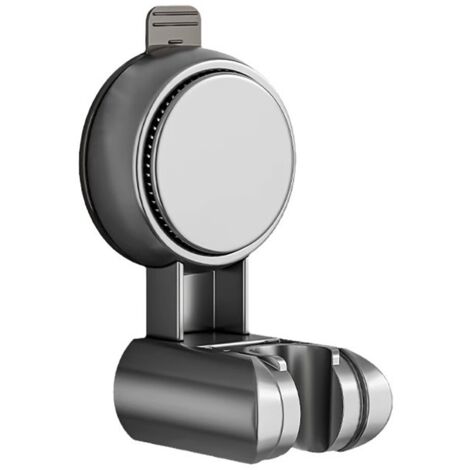 Support de pommeau de douche - Support à ventouse réglable pour pommeaux de douche en acier inoxydable