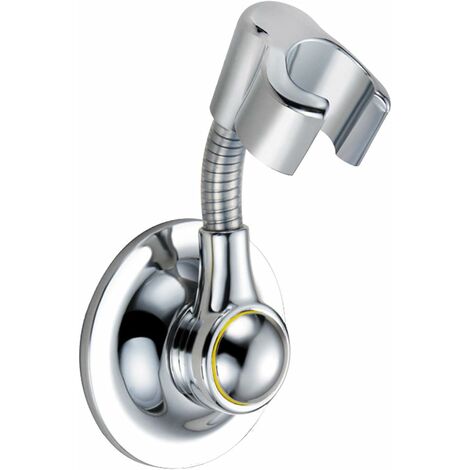 Support Mural Pour Pommeau De Douche Soytich – Bras De 50 Cm En Métal Chromé, Filetage 1/2 Pouce